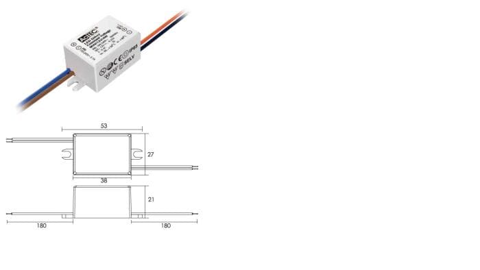 Trasformatore Elettronico 220V A 12V AC, 20-60W - Per Lampade Alogene G4, Dimmerabile, Compatto E Silenzioso
