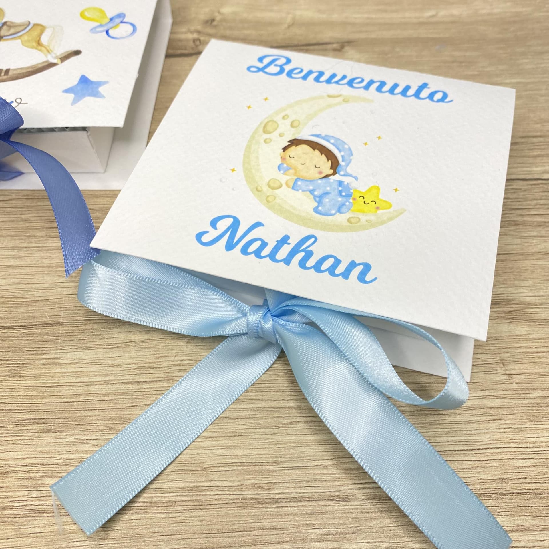 SCATOLA NASCITA CON ORSETTO MAGNETE - Bomboniera Chic - Foto 10