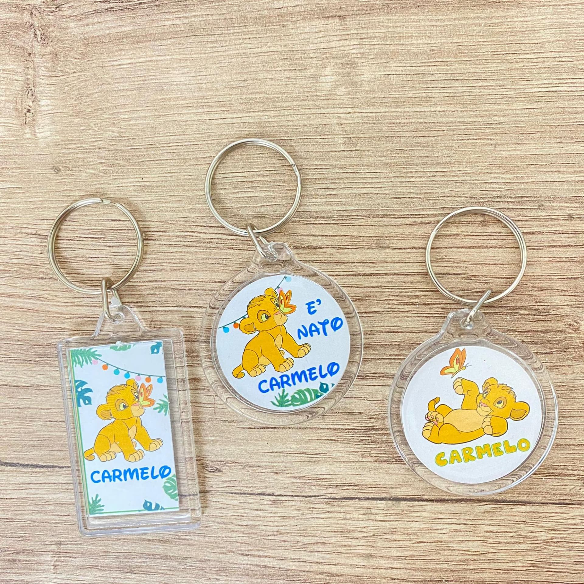 Set 7 Bavaglini Babycalin - Tema Re Leone In Cotone E Spugna 20x25cm - Foto 5